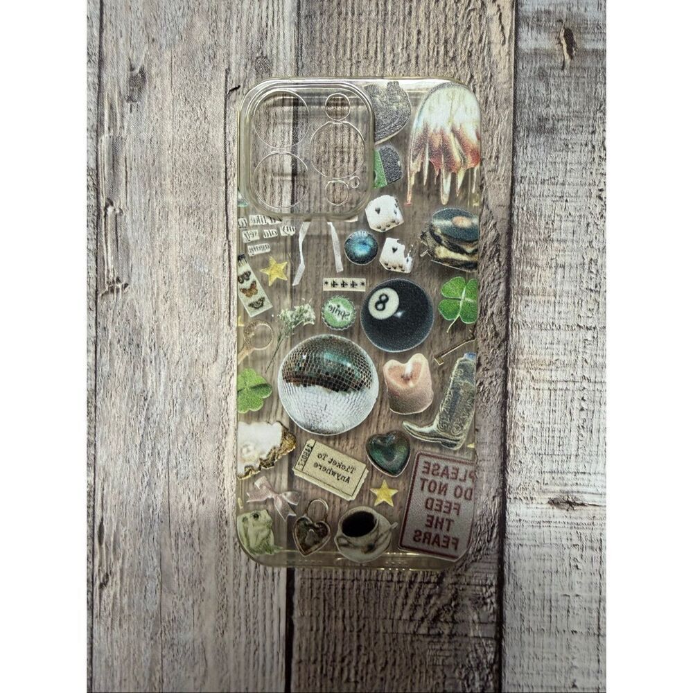 iPhone 14 Pro Max Case Graphic Lucky Cowgirl Disco Love Coquette Flower Girly